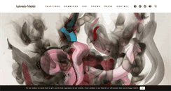 Desktop Screenshot of antoniomuniz-art.com