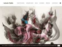 Tablet Screenshot of antoniomuniz-art.com